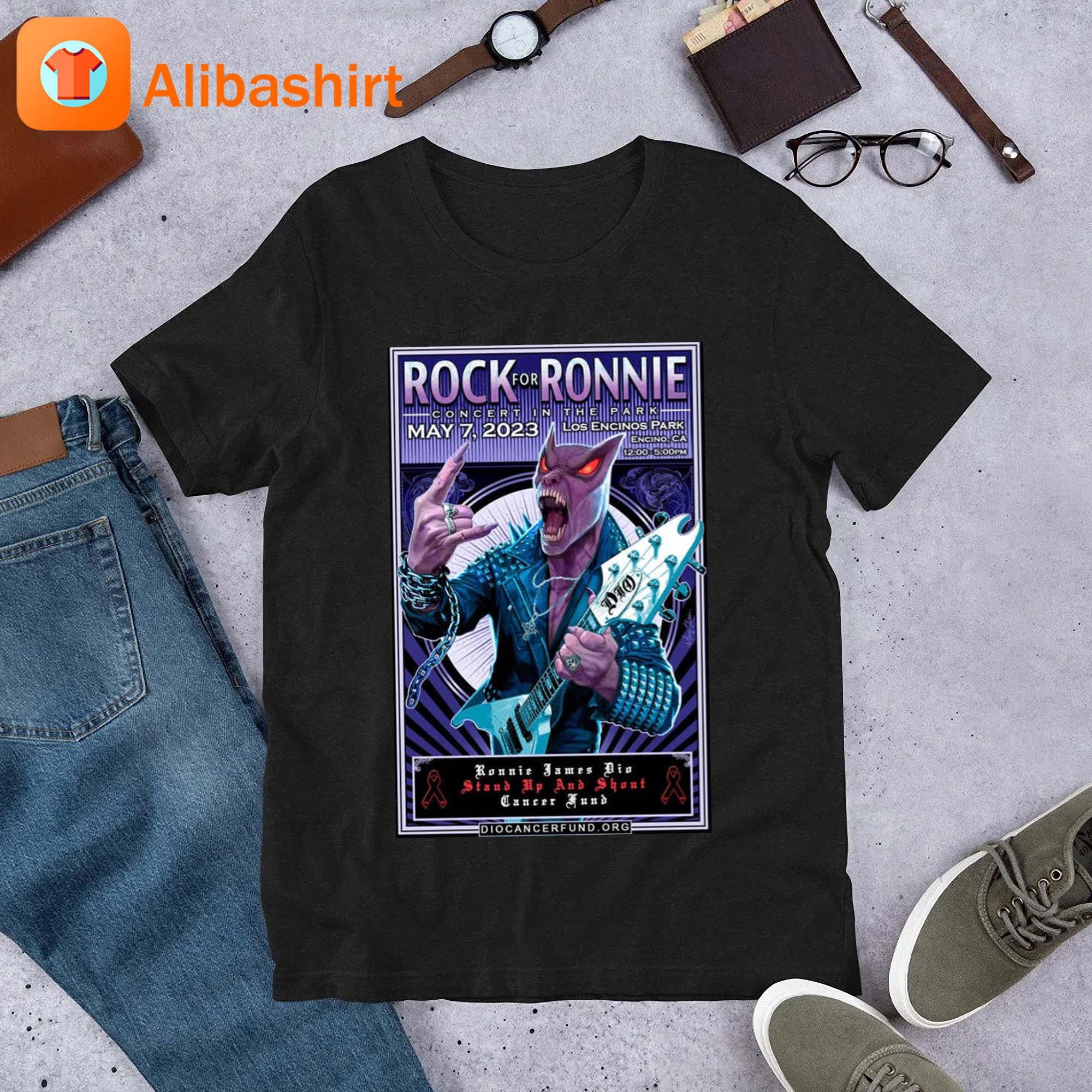 Rock For Ronnie James Dio Concert in the Park Announced Shirt