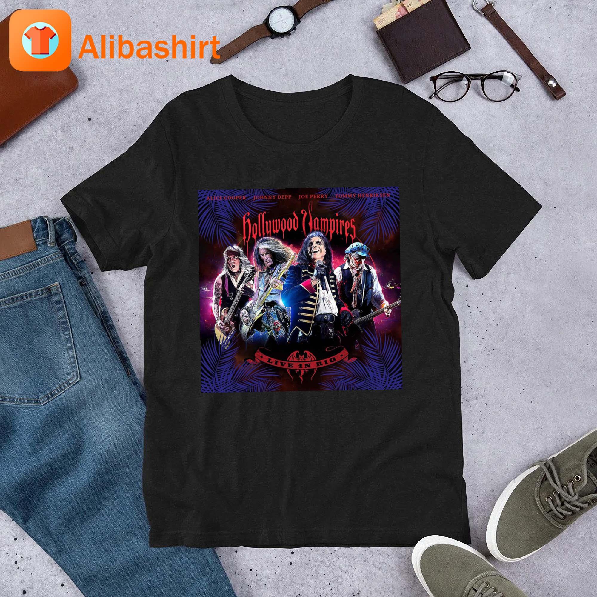 The Hollywood Vampires Release I Got A Line On You Video And Announce Live In Rio Shirt