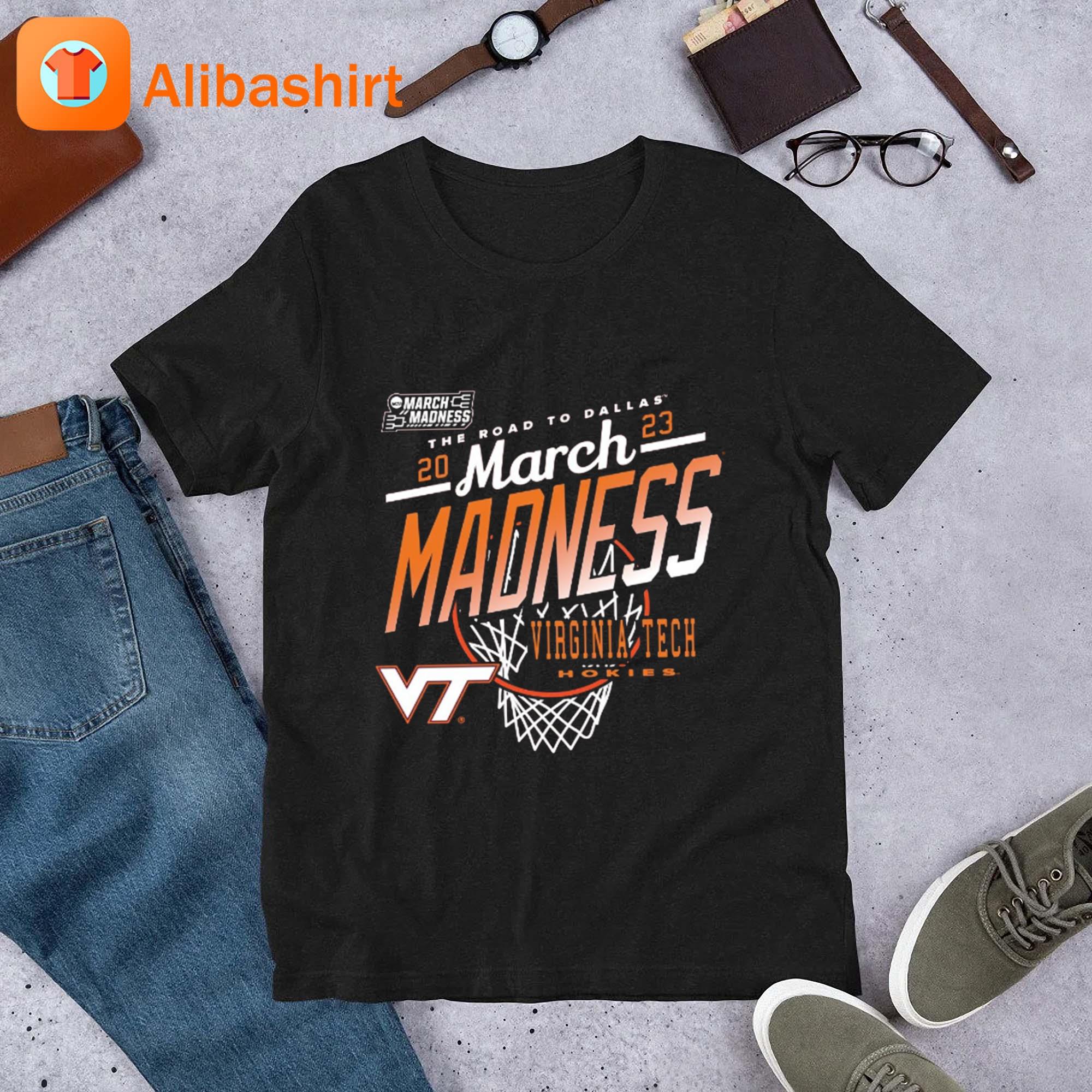 Virginia Tech Hokies 2023 The Road To Dallas March Madness shirt