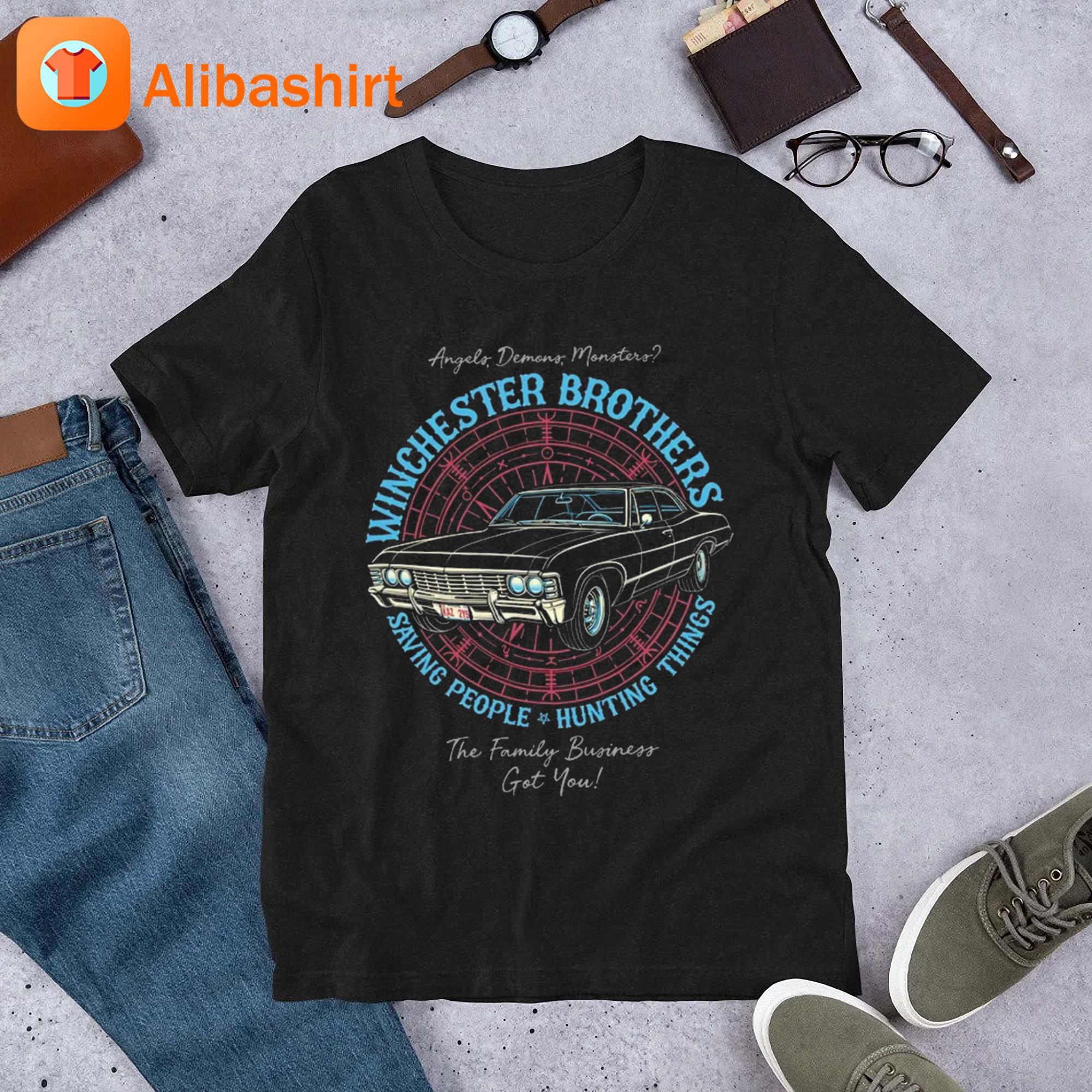 Winchester Brothers Saving People Hunting Things Shirt