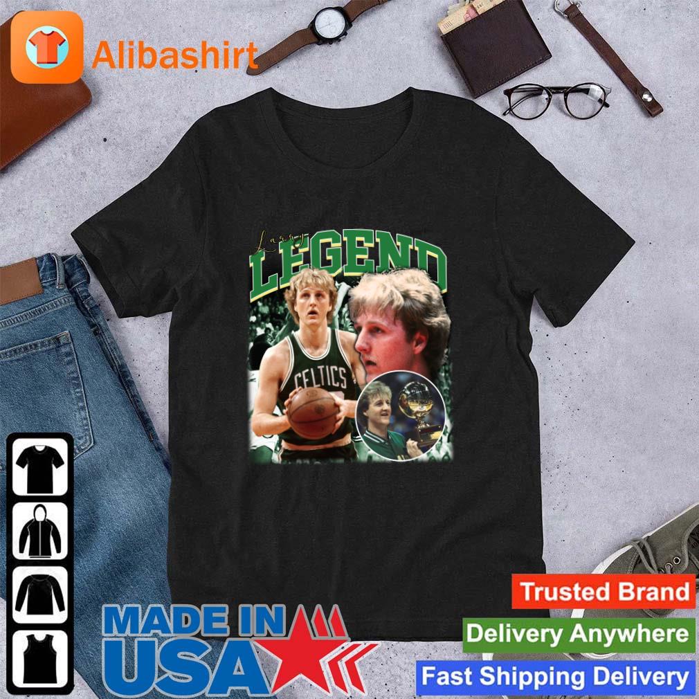 Larry Bird Boston Celtics Champion Legend Basketball Signature Shirt