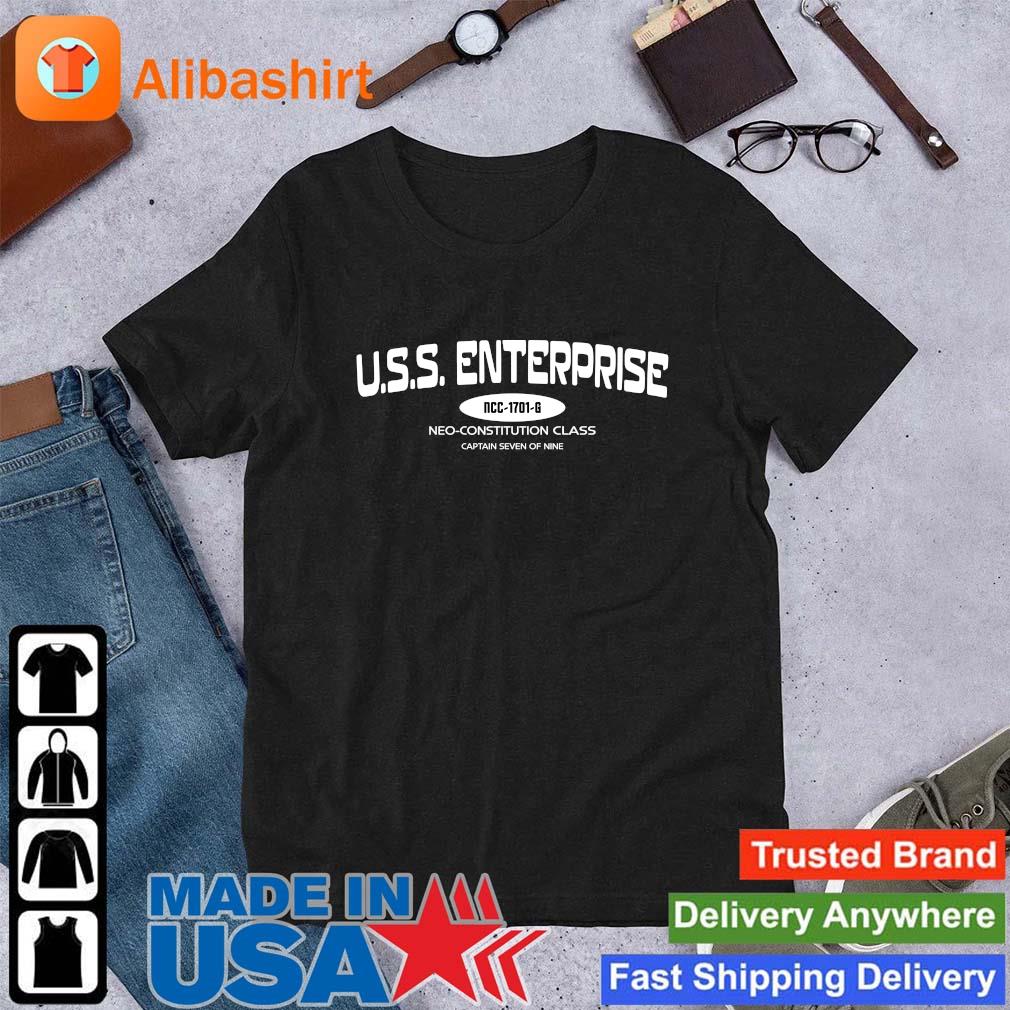Funny u.s.s. Enterprise Ncc-1701-g Neo-constitution Class Captain Seven Of Nine T-shirt