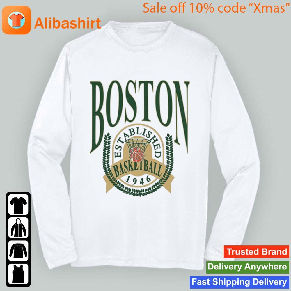 Throwback Boston Celtics Basketball 2023 Shirt Longsleeve t-shirt