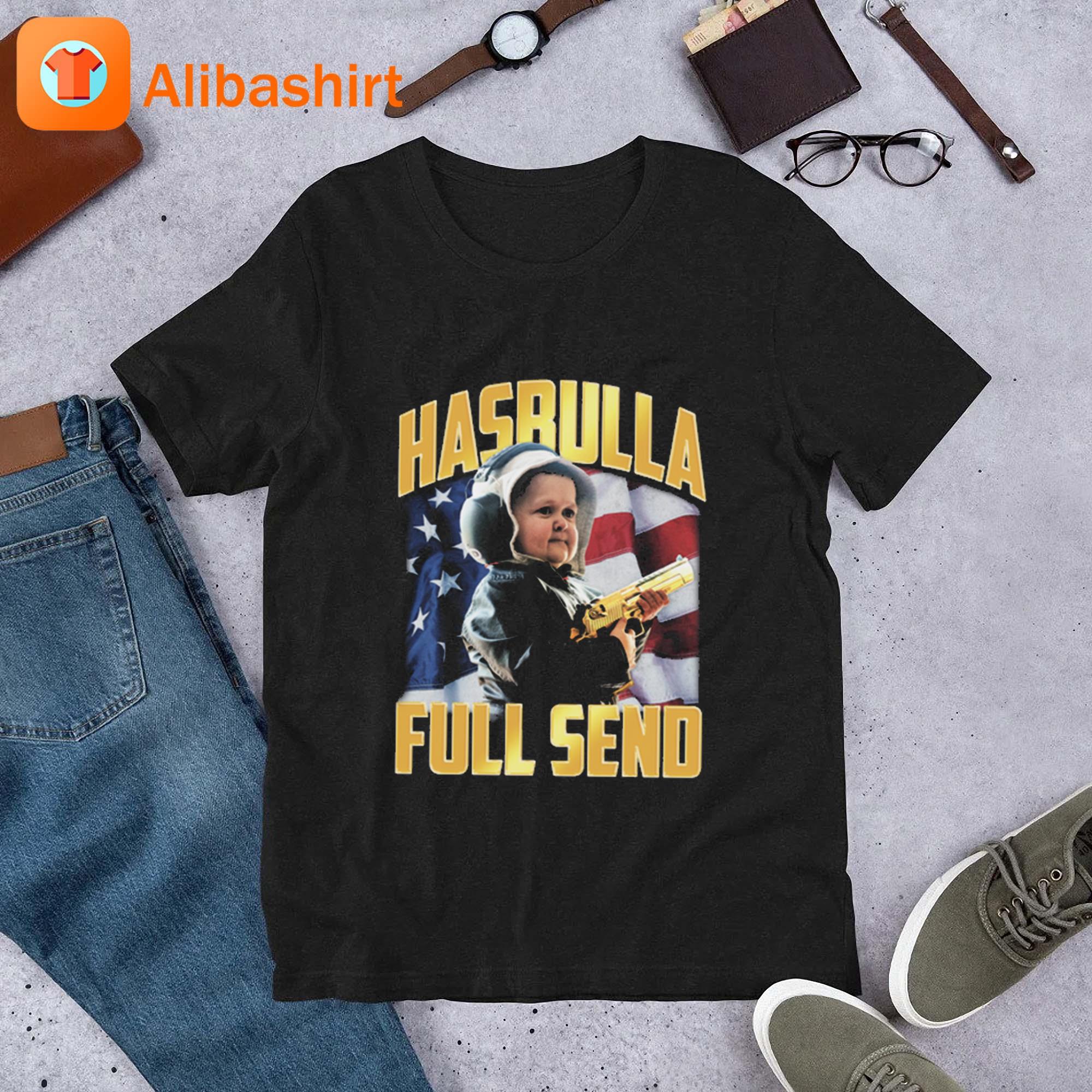 Hasbulla US Golden Eagle American Flag Shirt