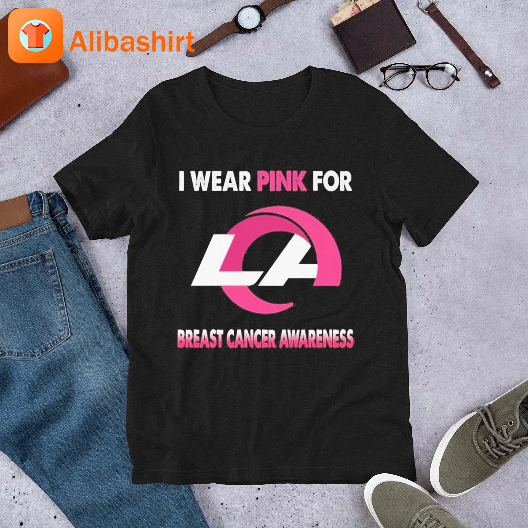 Los Angeles Rams I Wear Pink For Breast Cancer Awareness 2023 Shirt