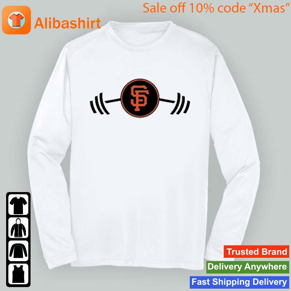 Mitch Haniger Wearing San Francisco Giants Barbell T-shirt,Sweater