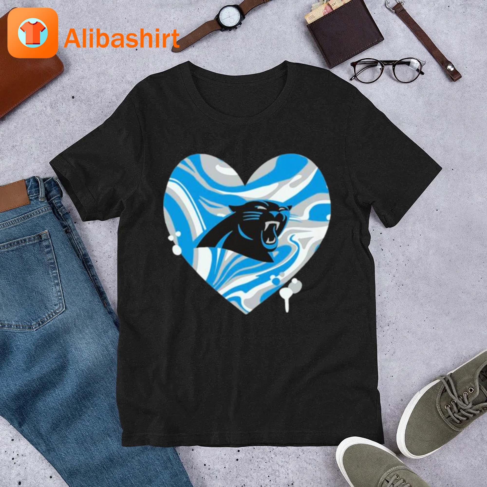 Official Carolina panthers girls youth drip heart dolman T-shirt, hoodie,  tank top, sweater and long sleeve t-shirt