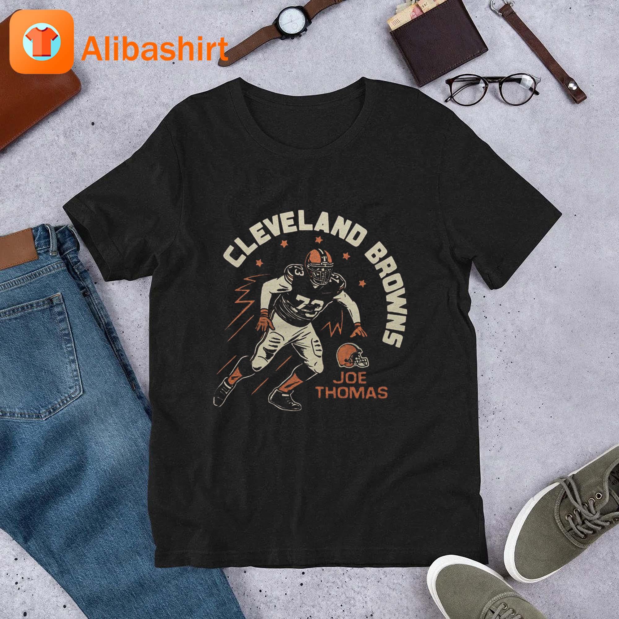 Joe Thomas Cleveland Browns Player Caricature retro shirt, hoodie, sweater,  long sleeve and tank top