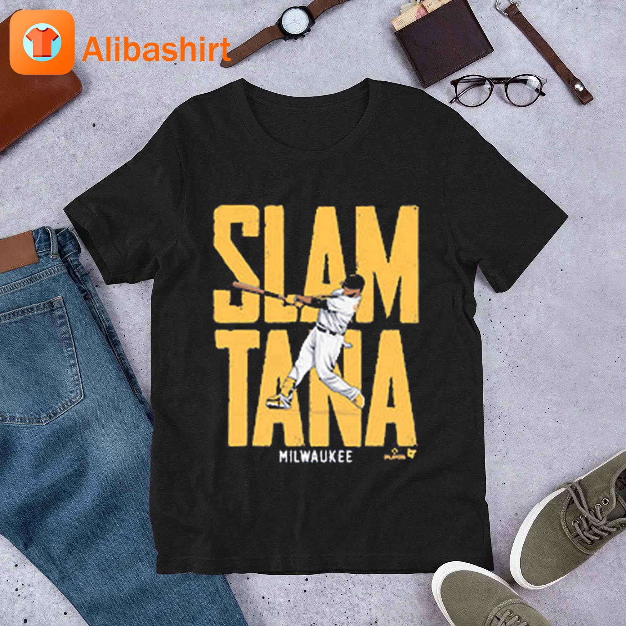 Carlos Santana Slamtana Milwaukee Brewers T-Shirt