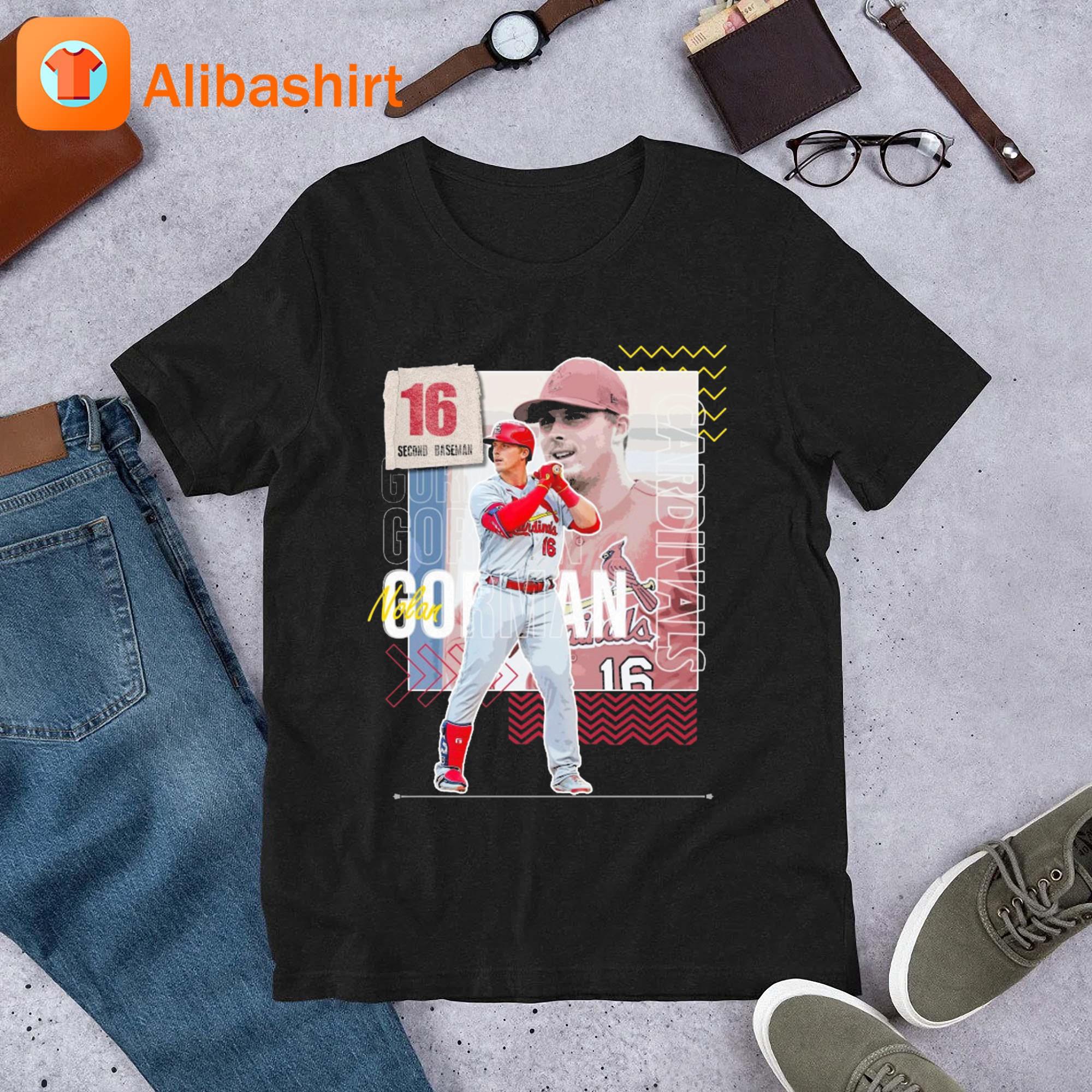 Funny nolan Gorman 16 St. Louis Cardinals shirt, hoodie, sweater, long  sleeve and tank top