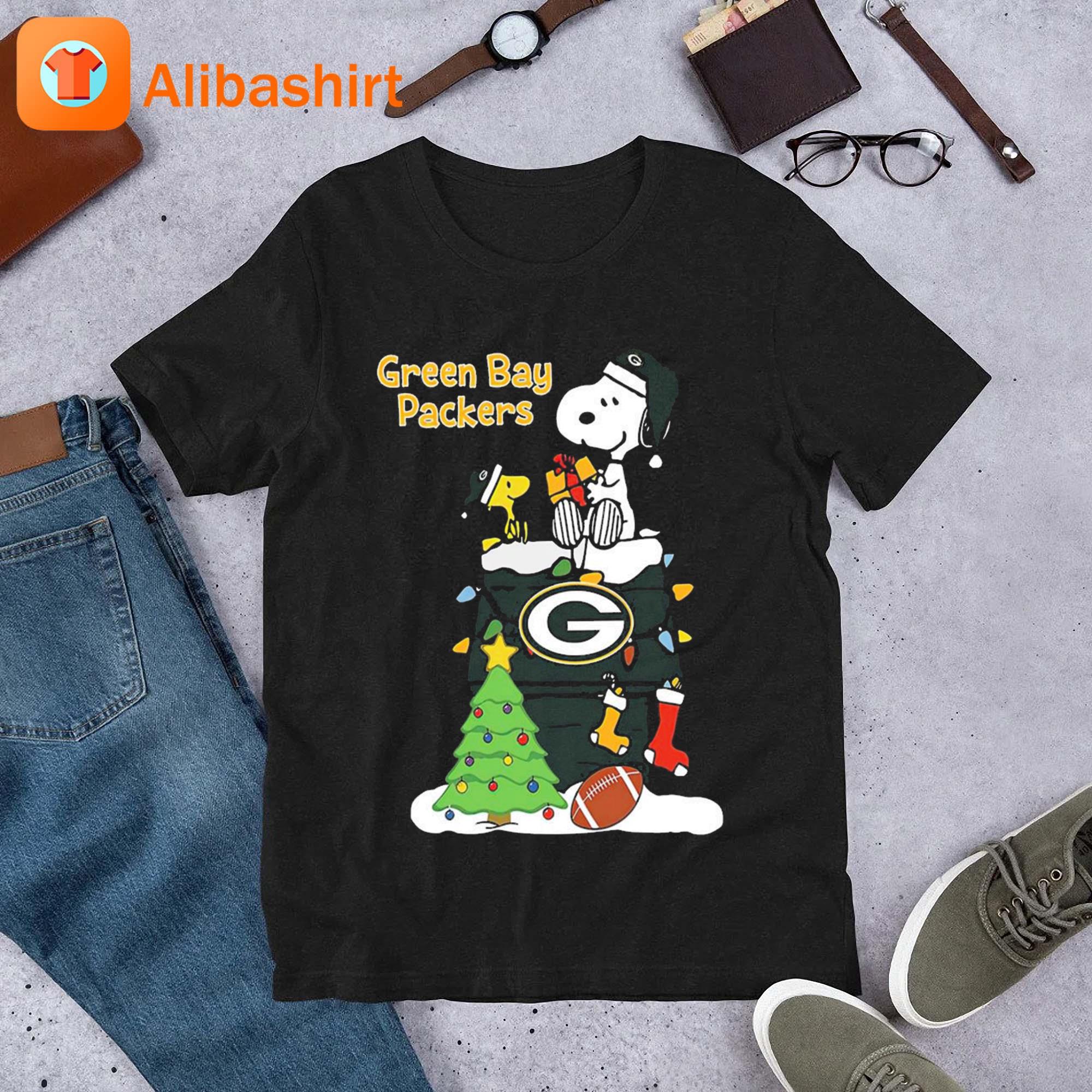 Snoopy And Woodstock Driving Car Green Bay Packers Shirt - High-Quality  Printed Brand