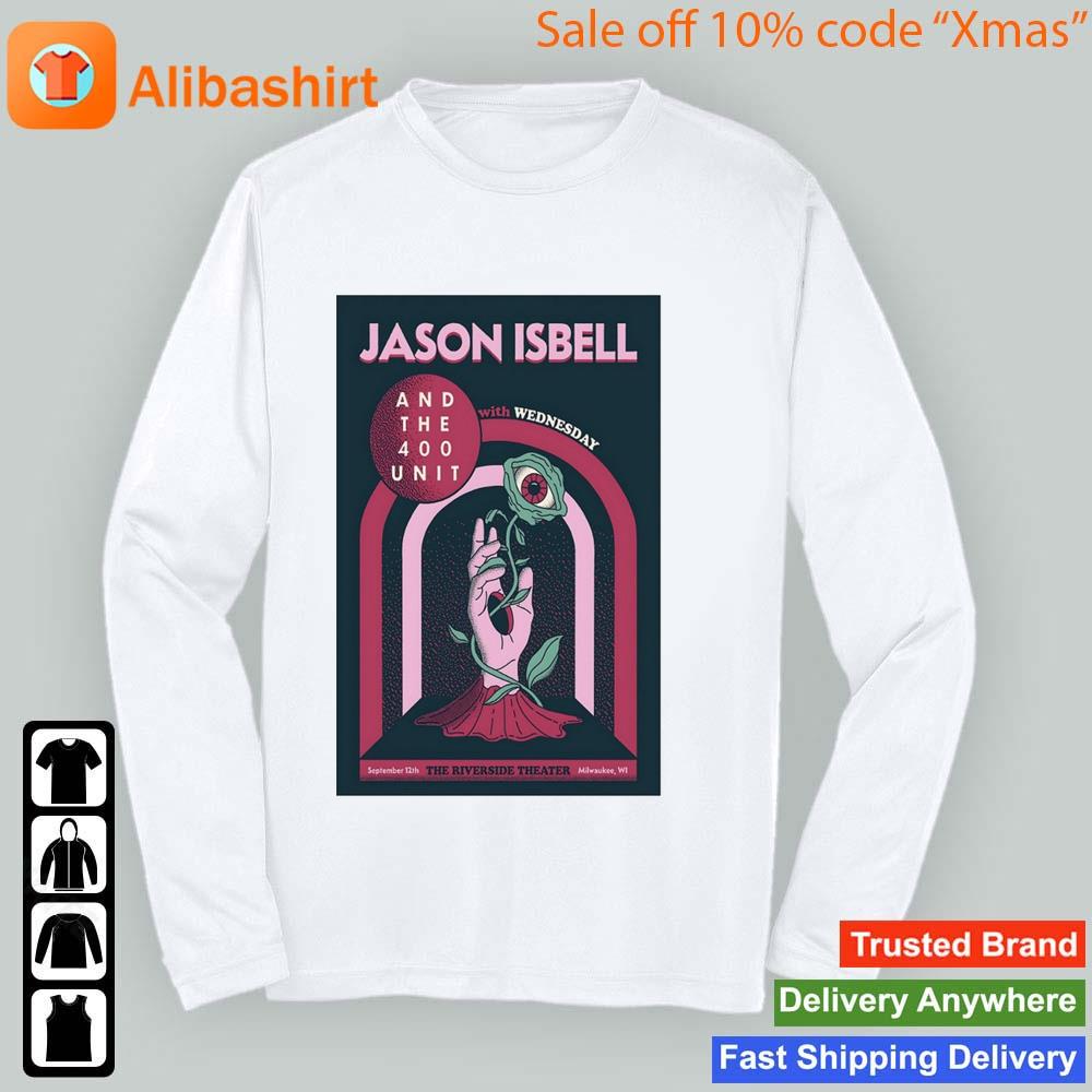 Jason Isbell & The 400 Unit Tour Riverside Theater Sept 12, 2023 T-Shirt Longsleeve t-shirt