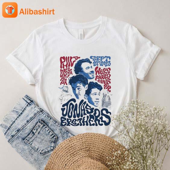 Jonas Brothers 5 Albums 1 Night Tour Cleveland Sept 18, 2023 T-Shirt