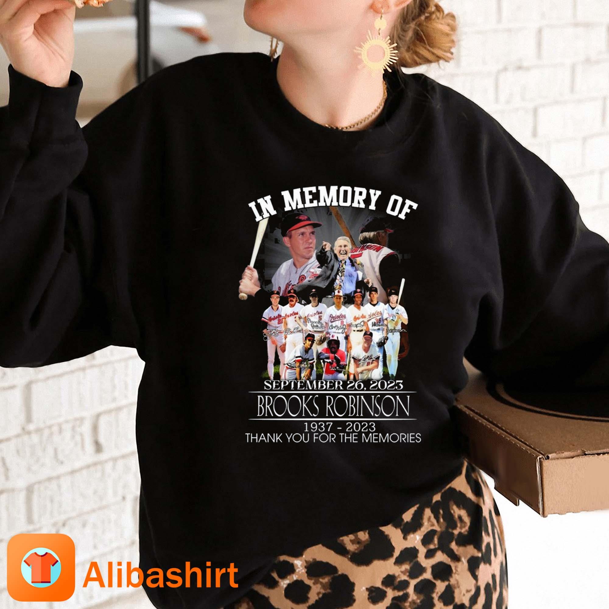 In Memory Of September 26 2023 Limited Edition 2023 Brooks Robinson Shirt -  Reallgraphics