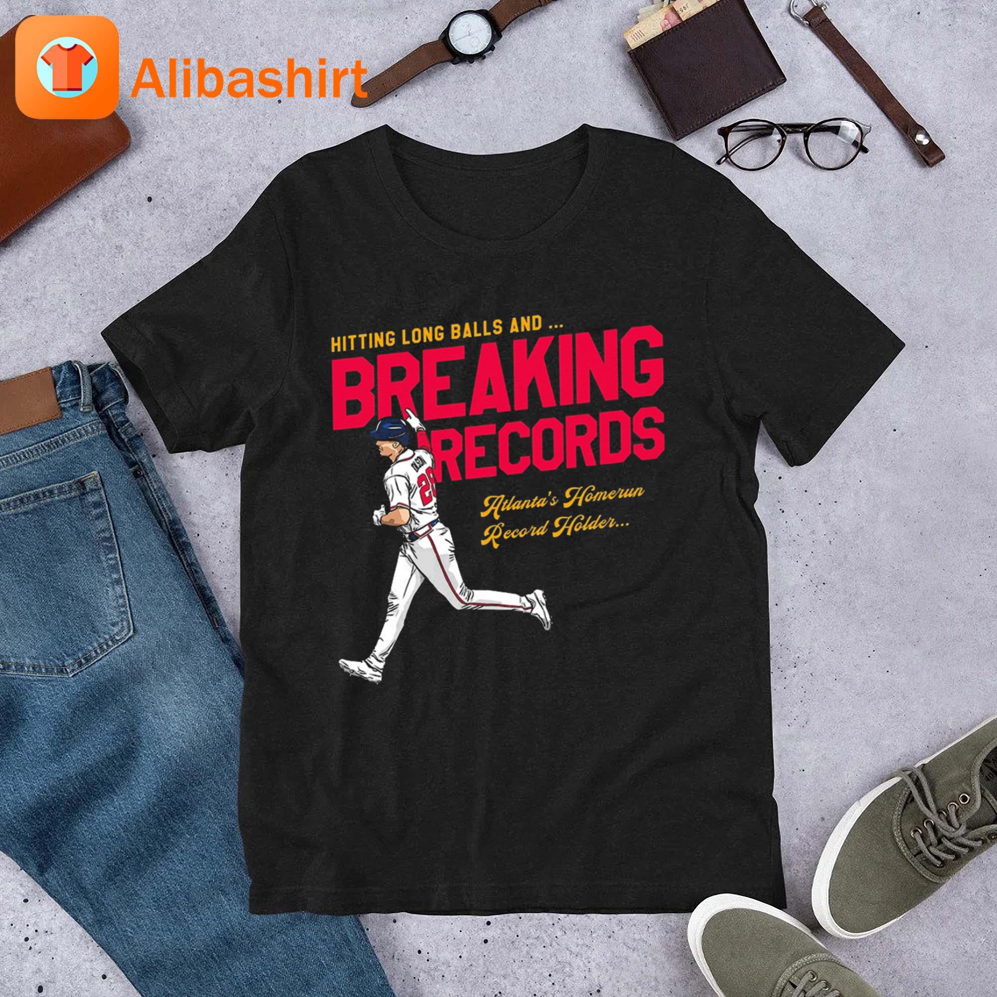 Matt Olson Atlanta Braves hitting long balls and breaking records Atlanta's  Home run record holder shirt, hoodie, sweater, long sleeve and tank top