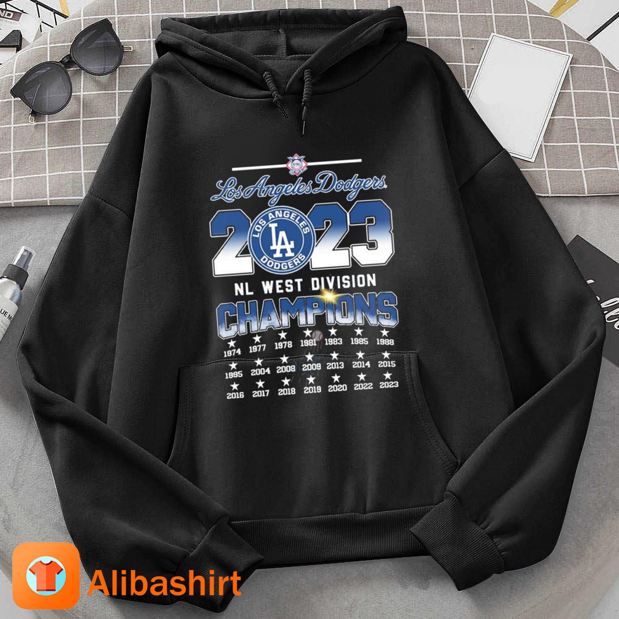 The Los Angeles Dodgers 1974-2023 NL West Division Champions shirt, hoodie,  sweater, long sleeve and tank top