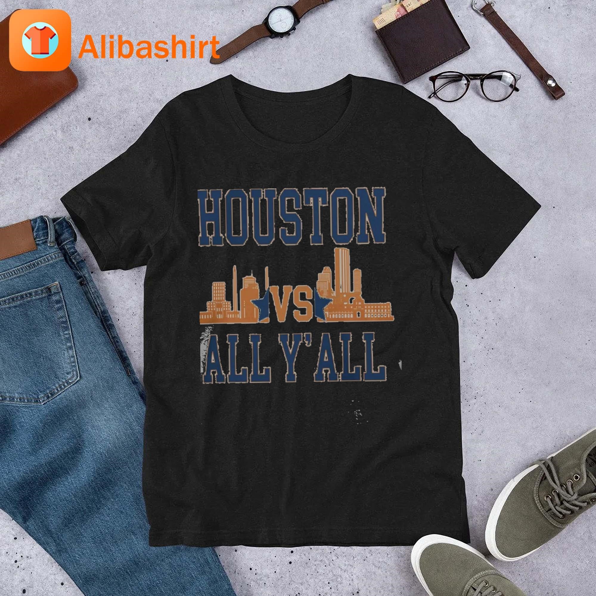 Houston Astros Houston Vs All Y'all Skyline T Shirt