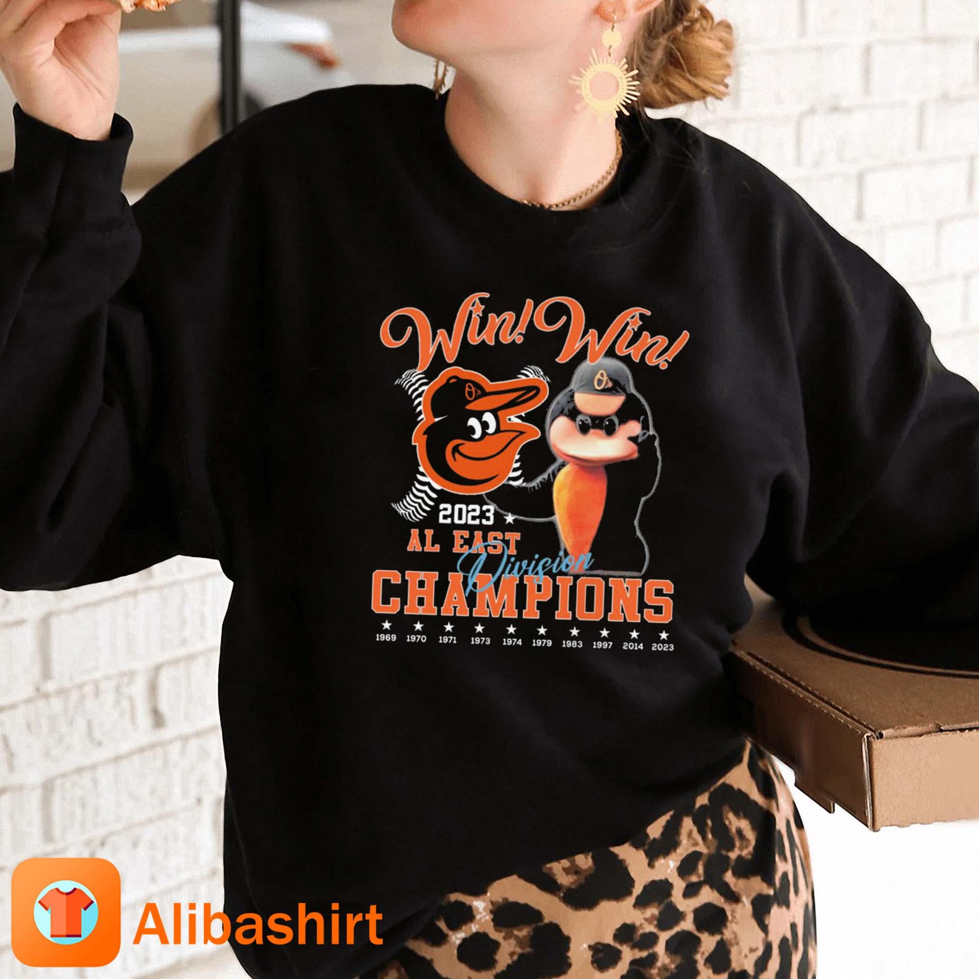 Vqtshirt - Let's Go O's Baltimore Orioles 2023 AL East Division Champions  Shirt - Myluxshirt News