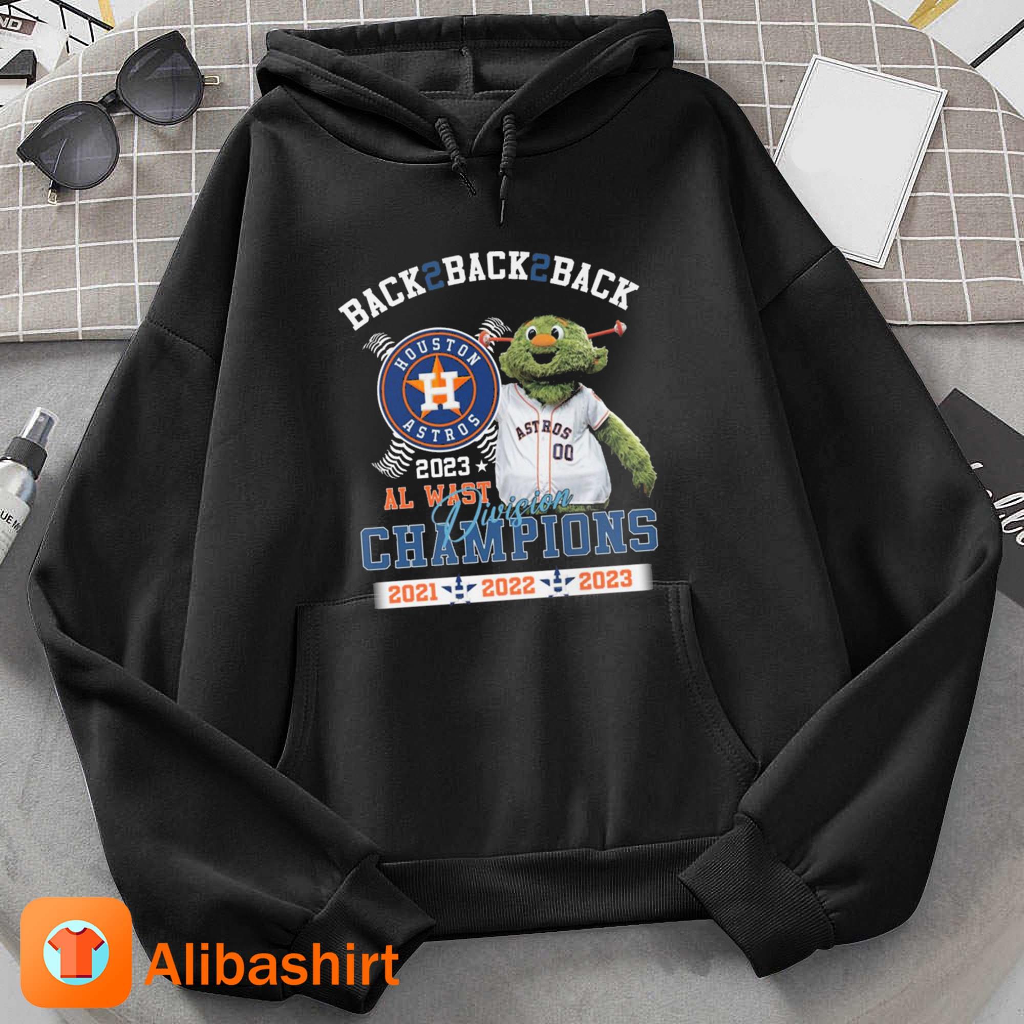 Official Mlb Houston Astros Back2back2back 2023 Al East Division Champions  2021 2022 2023 Logo Shirt, hoodie, sweater, long sleeve and tank top
