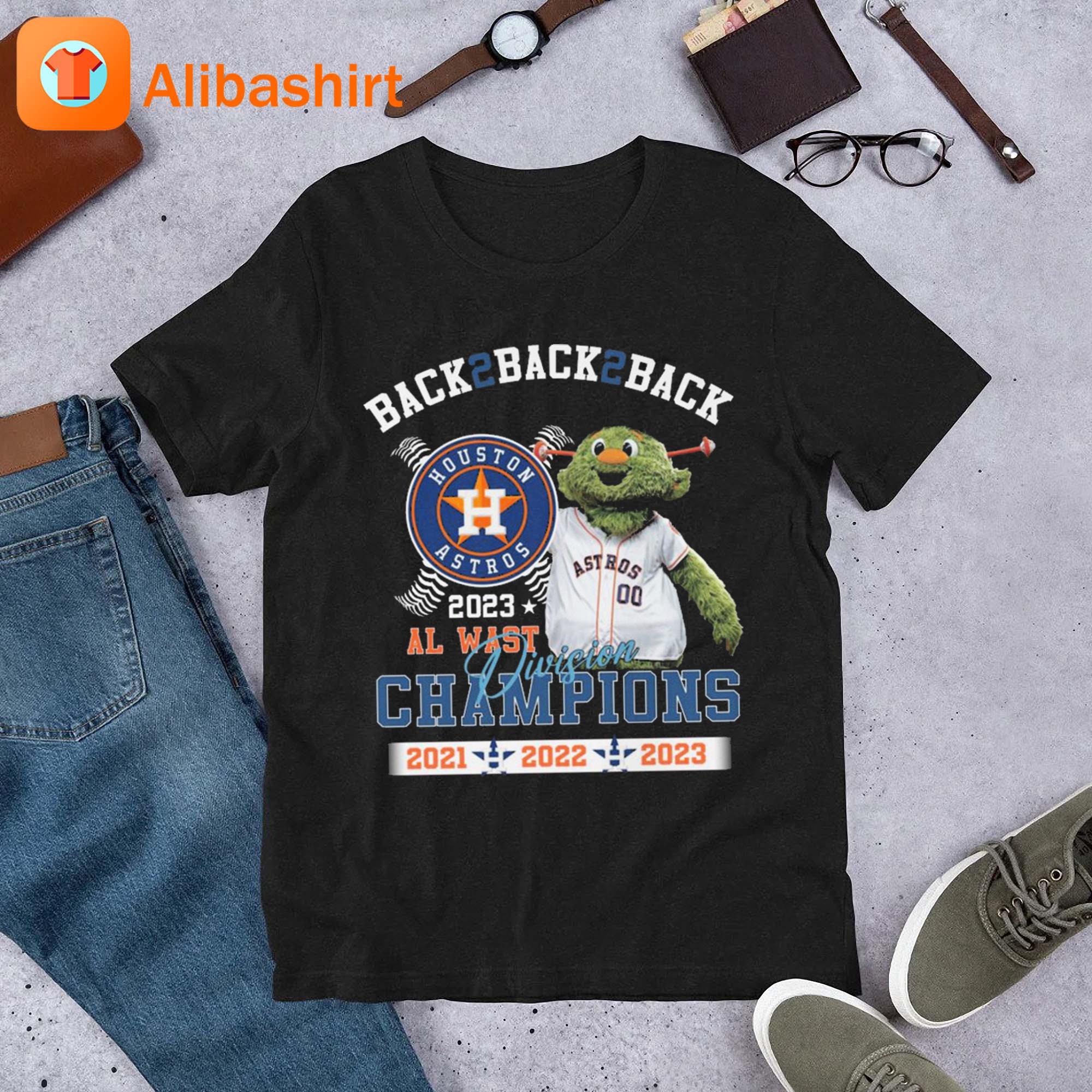 Official Mlb Houston Astros Back2back2back 2023 Al East Division Champions  2021 2022 2023 Logo Shirt, hoodie, sweater, long sleeve and tank top