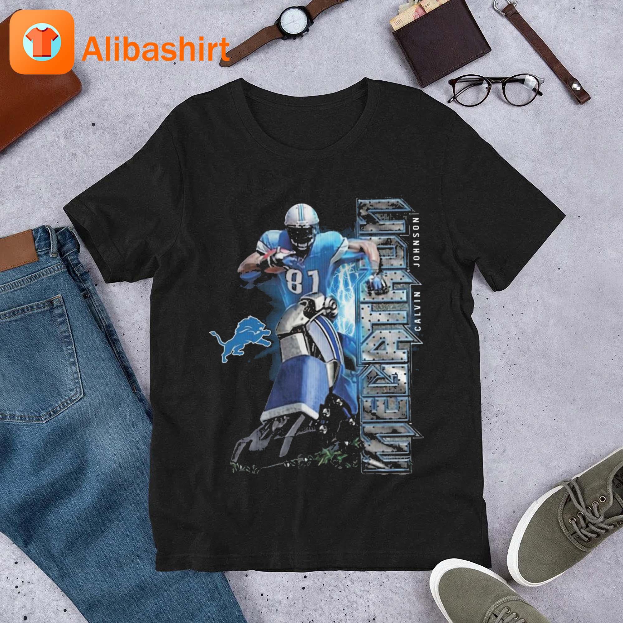 Hottertees Starry Night Calvin Johnson Megatron Shirt