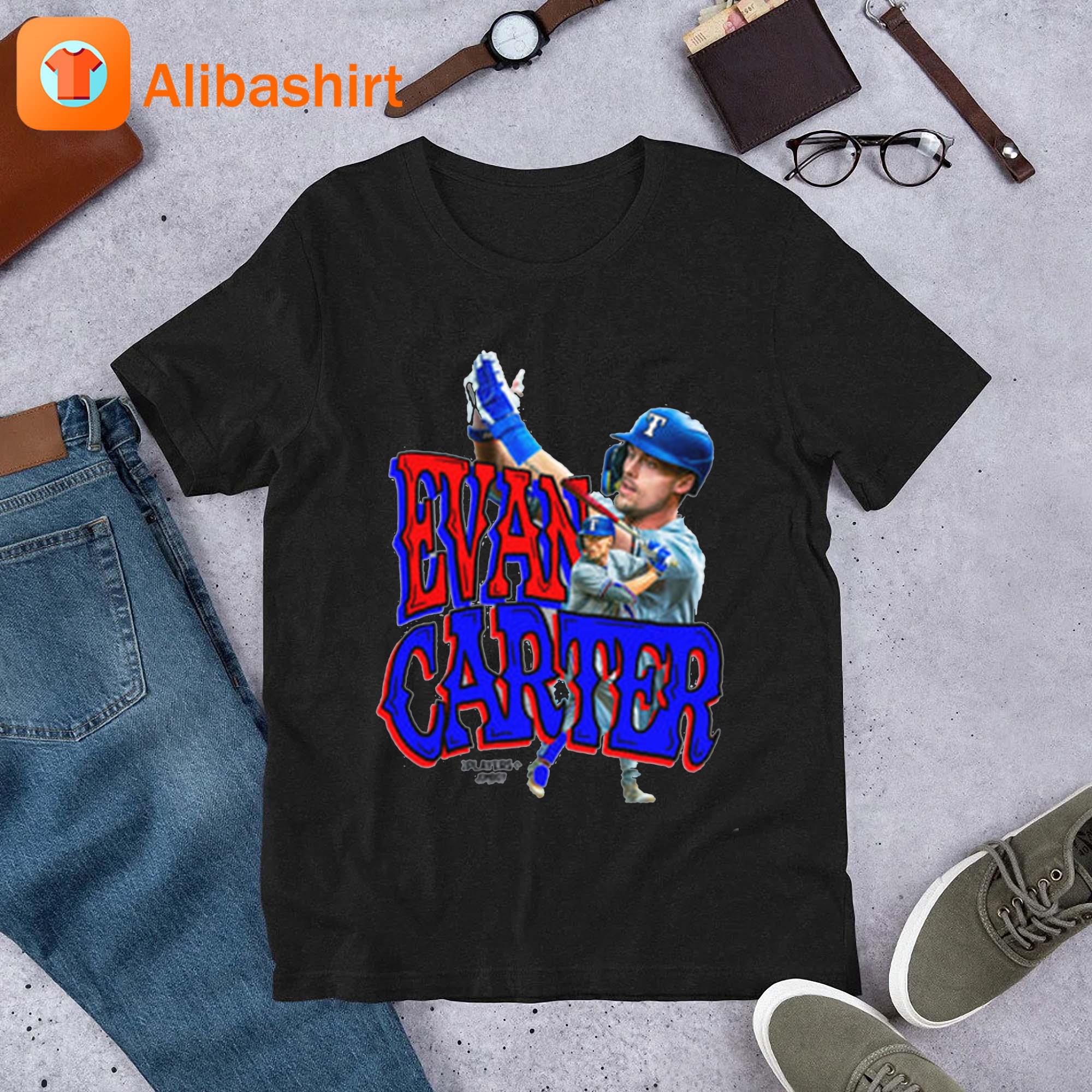 Evan Carter Texas Rangers Evan Almighty Shirt - Nvamerch