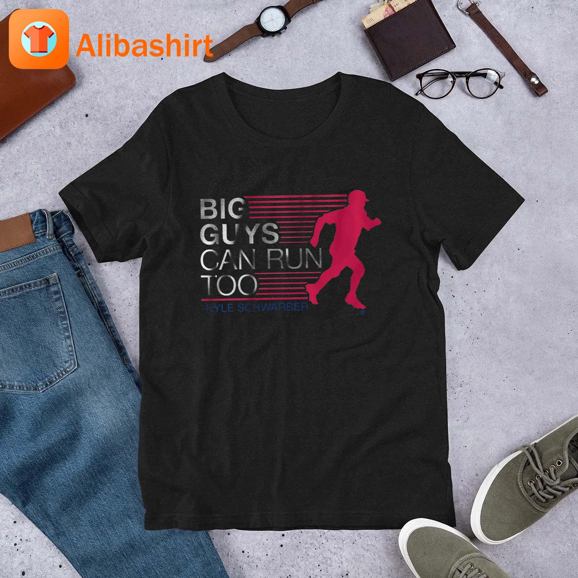 Kyle Schwarber Big Guys Can Run Too Shirt - Danmerch