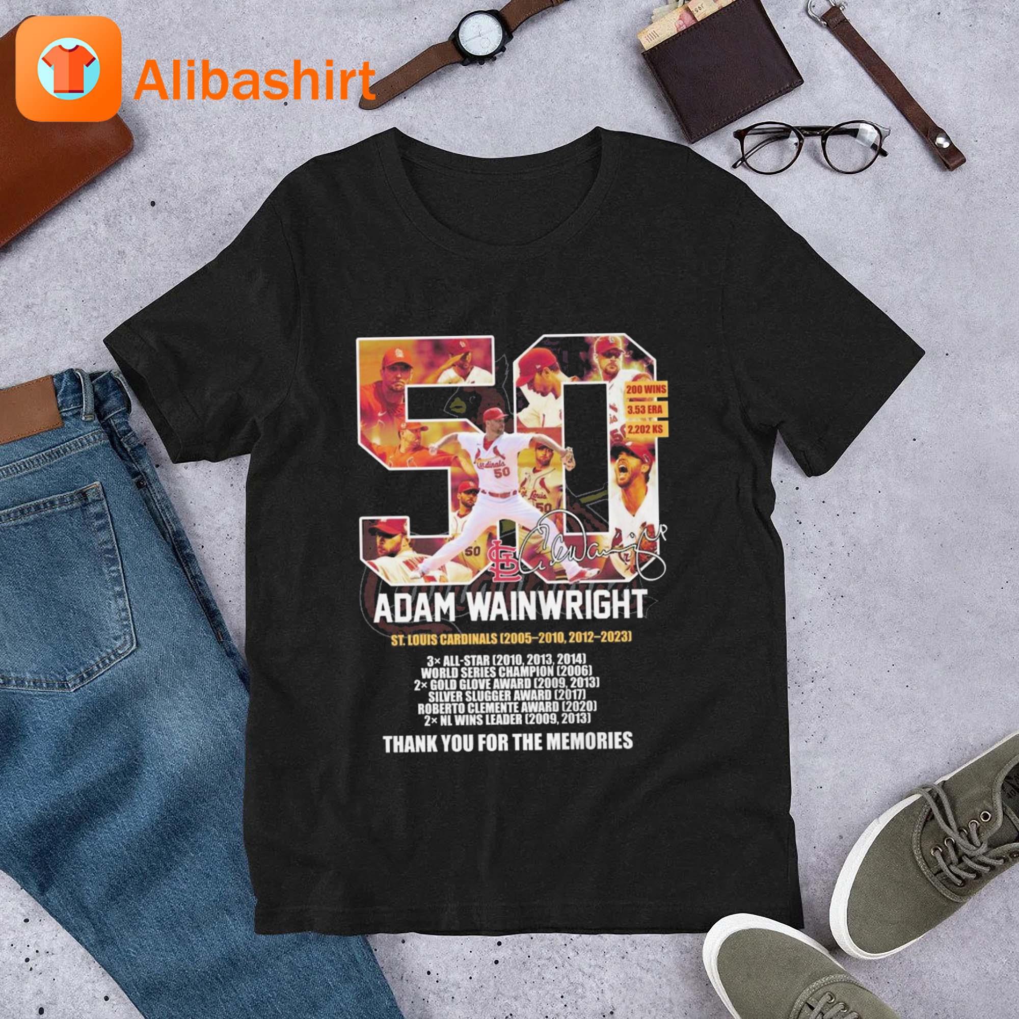 Adam Wainwright 200th St. Louis Baseball signature shirt, hoodie, sweater,  long sleeve and tank top