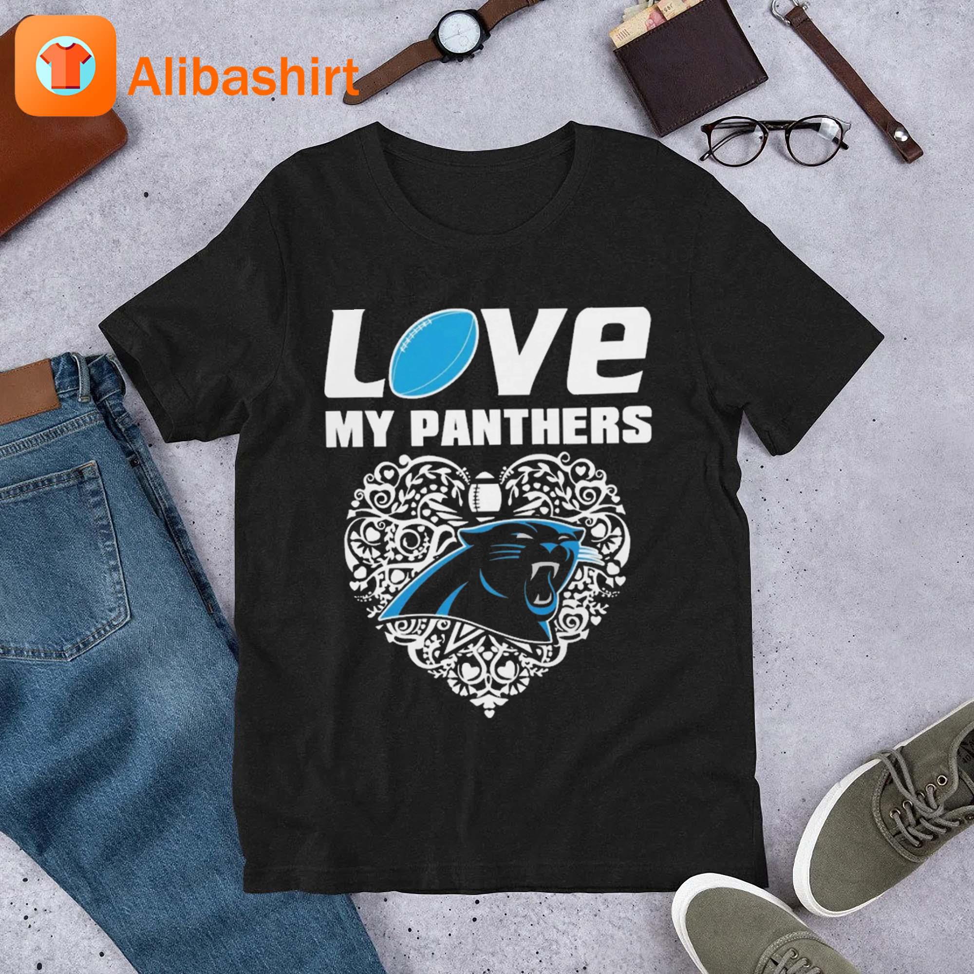 I Love My Teams Carolina Panthers Shirt, hoodie, sweater, long