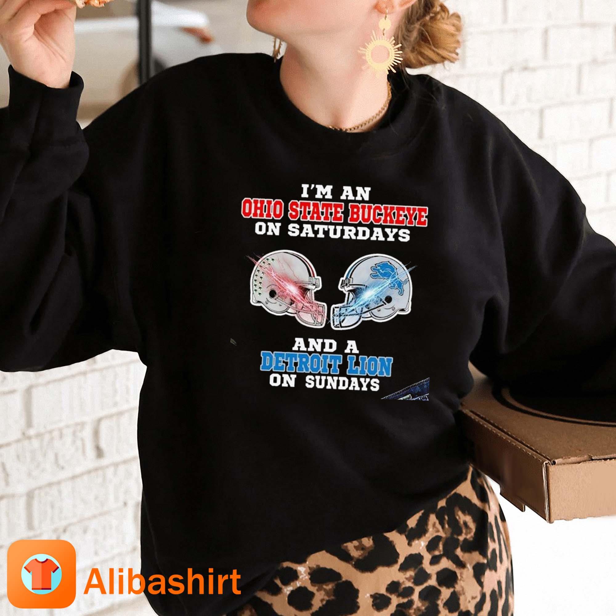 I'm a steeler on sunday and a Buckeye on saturday Shirt, Hoodie, Sweatshirt  - FridayStuff