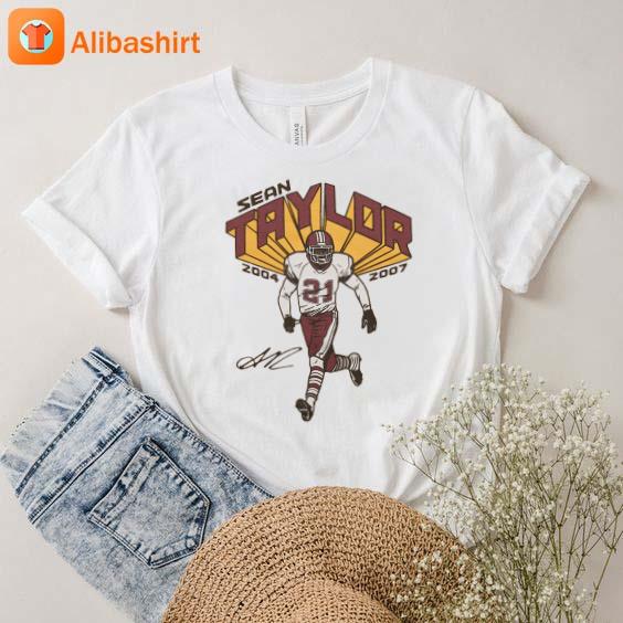 Sean Taylor Washington Redskins Signature T-Shirt - Teeruto