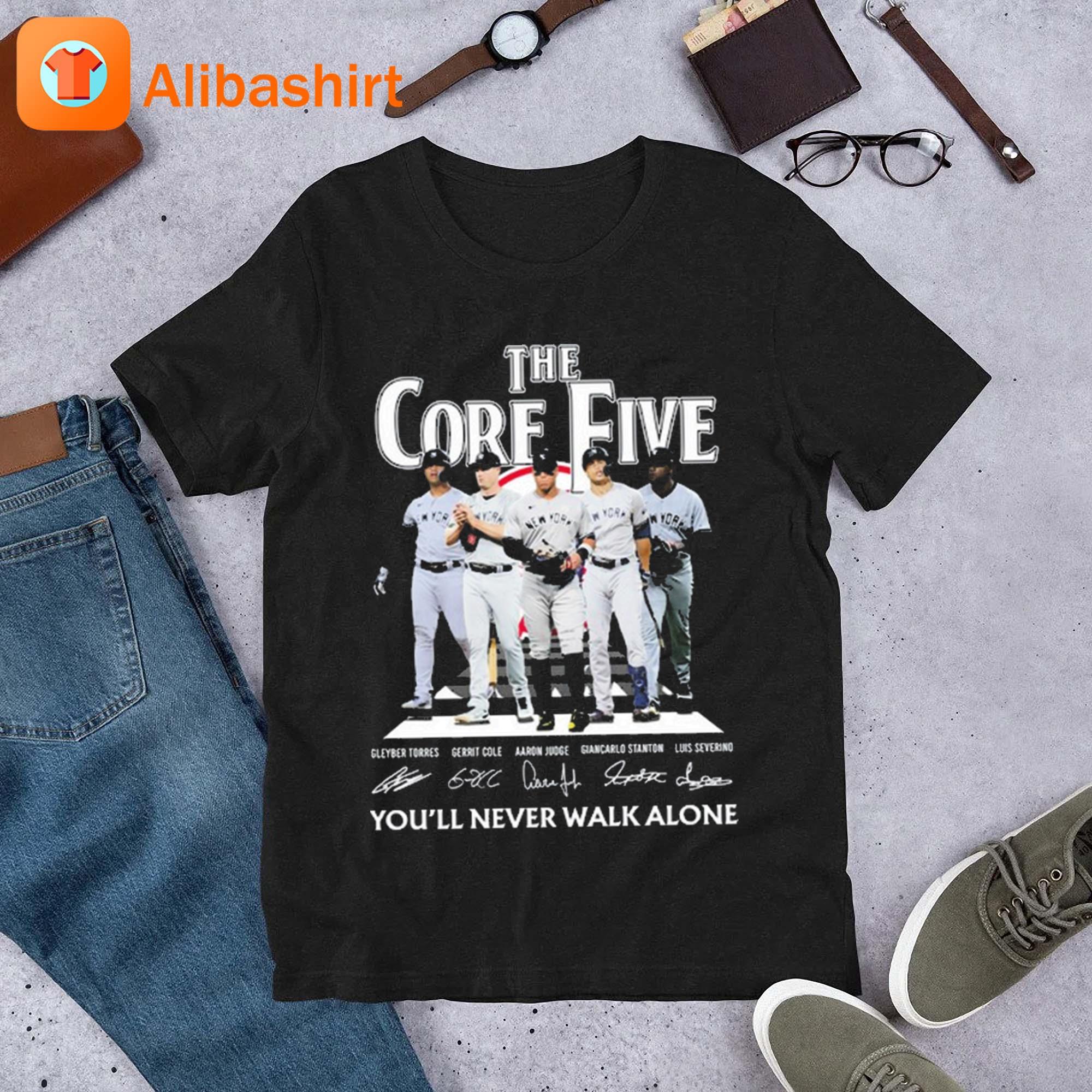 Official you'll Never Walk Alone New York Yankees The Core Five